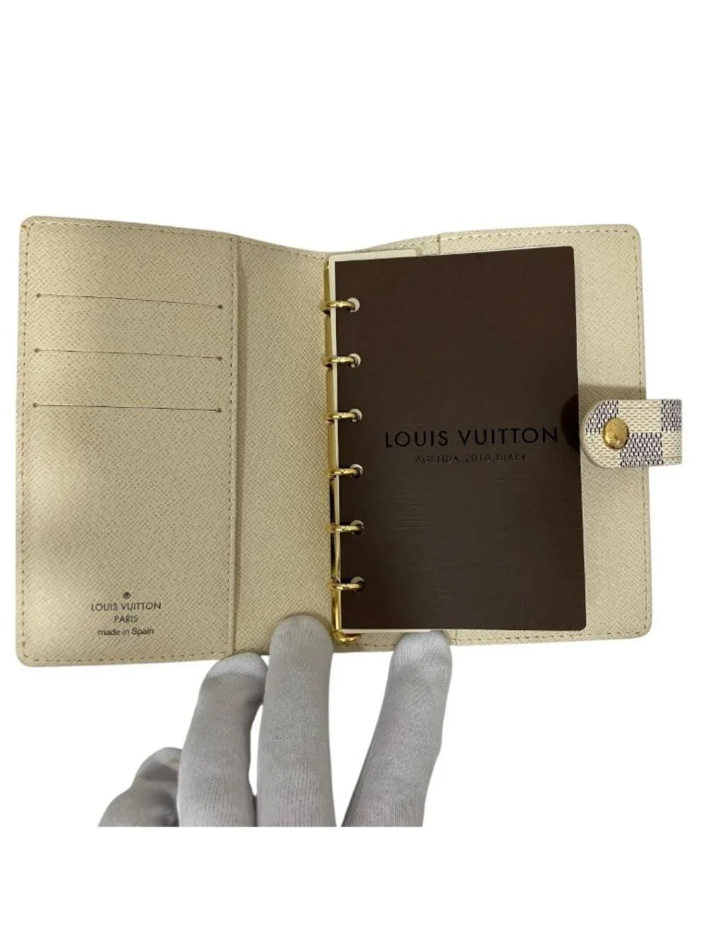 Louis Vuitton Agenda PM Damier Azur Notebook Canvas